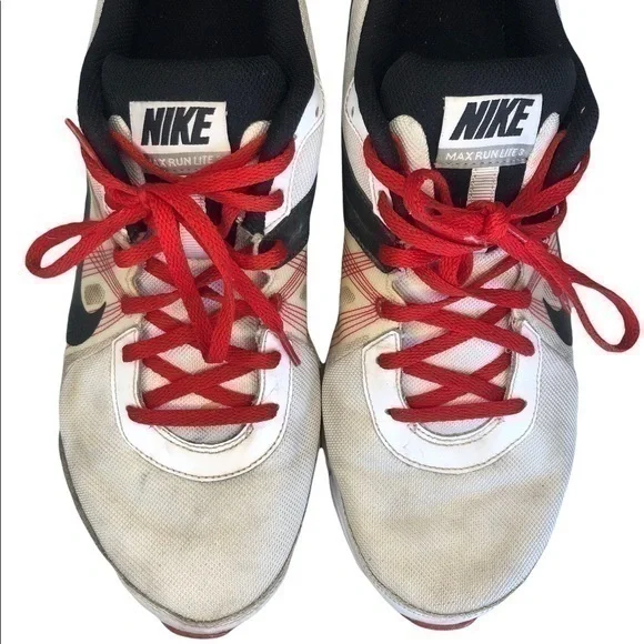 Nike Air Max Run Lite 3 Flywire Mens Shoes White/Red  Sz 12 488222 101 Nike React Infinity Run Flyknit 3  main image 4
